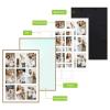 Golden State Art, 13.6x19.7 Gold Aluminum Collage Frame - Ivory Mat Included - Fits Nine 4x6 Photos/Pictures - Sawtooth Hanger - Swivel Tabs - Wall Mounting - Landscape/Portrait - Real Glass,1 Pack view 3