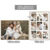 Golden State Art, 13.6x19.7 Gold Aluminum Collage Frame - Ivory Mat Included - Fits Nine 4x6 Photos/Pictures - Sawtooth Hanger - Swivel Tabs - Wall Mounting - Landscape/Portrait - Real Glass,1 Pack view 4