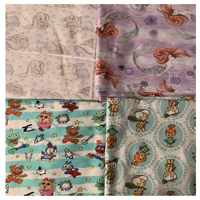 Aunt Sandy's Sewing Weighted Blanket in Various Characters with 5 lbs, Child Lap Blanket, Washable, Babies, Mermaids, Elephants, Puppets