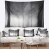 Designart ' Forest in Heavy Autumn Mist' Landscape Photo Tapestry Blanket Dcor Wall Art for Home and Office, Created On Lightweight Polyester Fabric x Large: 92 in. x 78 in view 1