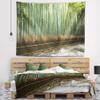 Designart ' Beautiful View of Bamboo Forest Tapestry Blanket Dcor Wall Art for Home and Office x Large: 92 in. x 78 in view 1