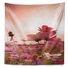 Designart ' Meadow with Beautiful Cosmos Flowers' Floral Tapestry Blanket Dcor Wall Art for Home and Office, Created On Lightweight Polyester Fabric XX-Large: 68 in. x 80 in view 2