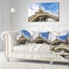 Designart Fantastic View Paris Eiffel Towerfrom Ground' Cityscape Throw Lumbar Living Room, Sofa, High Quality Pillow Insert + Cushion Cover Printed On Both Side 12 in. x 20 in view 2