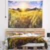 Designart ' Beautiful Meadow Panorama' Landscape Tapestry Blanket Dcor Wall Art for Home and Office x Large: 92 in. x 78 in view 1