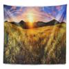 Designart ' Beautiful Meadow Panorama' Landscape Tapestry Blanket Dcor Wall Art for Home and Office x Large: 92 in. x 78 in view 4