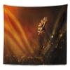 Designart ' White Wild Flower at Sunset After Rain' Floral Tapestry Blanket Dcor Wall Art for Home and Office Medium: 39 in. x 32 in view 2