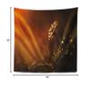 Designart ' White Wild Flower at Sunset After Rain' Floral Tapestry Blanket Dcor Wall Art for Home and Office Medium: 39 in. x 32 in view 4