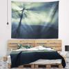 Designart ' Dead Tree in The Mysterious Land' Modern Seascape Tapestry Blanket Dcor Wall Art for Home and Office, Created On Lightweight Polyester Fabric x Large: 92 in. x 78 in view 1