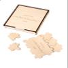 Alternative Wedding Guest Book 20-236 pieces Wooden Puzzle Engagement Guest Book Personalized Guestbook Sign with Monogram, Names Wedding Gifts Idea Rustic Guestbook (Style 2 - Names) view 1