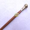 Mahira Nautical Designer Brass Victorian Handle Wooden Vintage Walking Cane Antique Style Stick Free Compass view 2