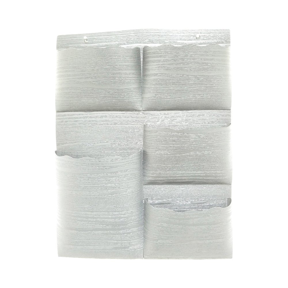 WallPops White Organizer with 5 Storage Pockets