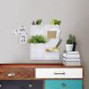 WallPops White Organizer with 5 Storage Pockets view 2