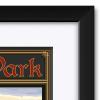 Estes Park Colorado Whistling Elk Professionally Framed & Matted Art Print from Travel Artwork by Artist Paul A. Lanquist Framed Art Size: 18" x 24" view 2