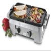 Cuisinart GR-55 Griddler Stainless Steel Nonstick Grill/Griddle Combo (Renewed) view 2