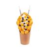 ALDKitchen Bubble Waffle Display | Artificial Bubble Waffle for Restaurants | Food Decoration (8) view 1