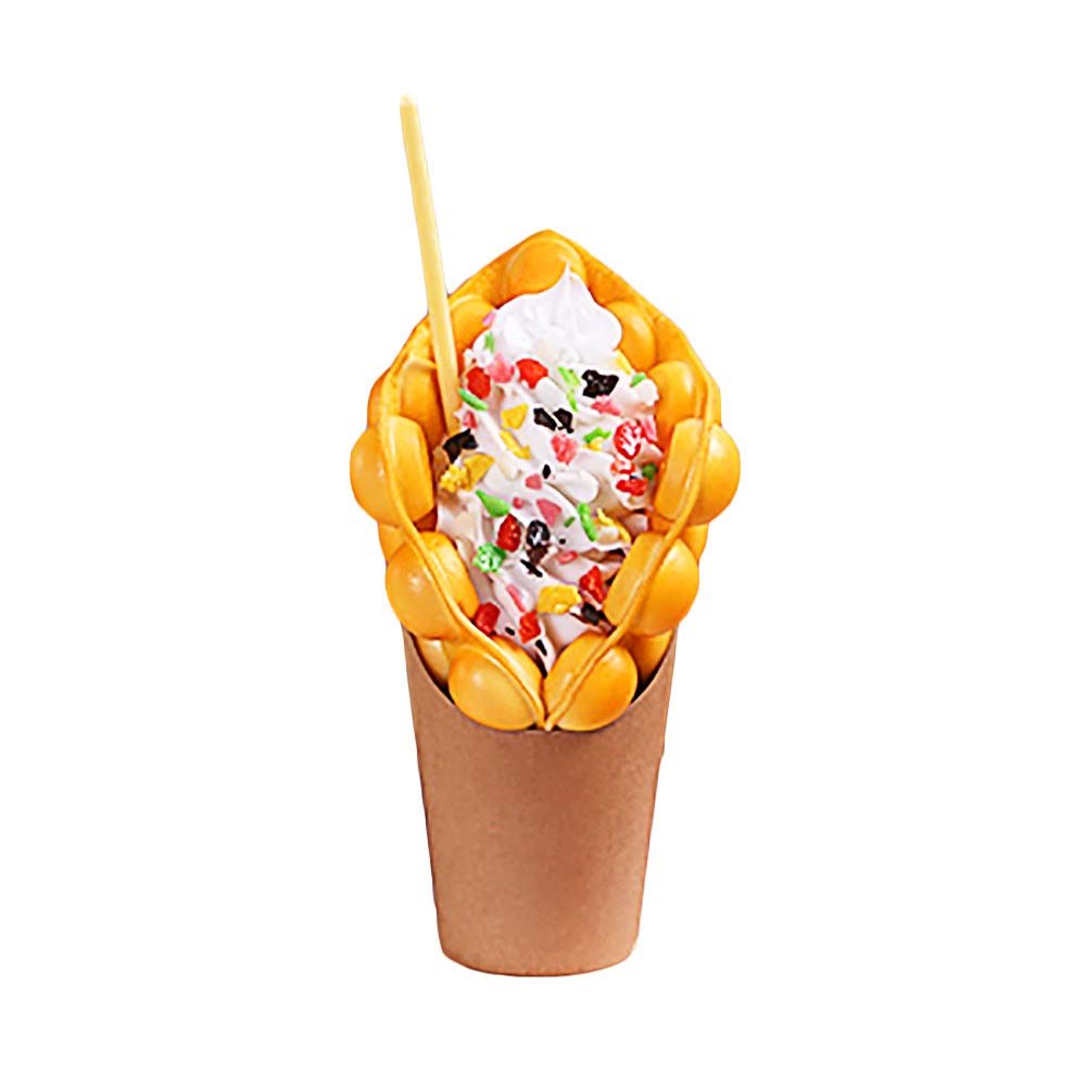 ALDKitchen Bubble Waffle Display | Artificial Bubble Waffle for Restaurants | Food Decoration (10)