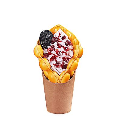 ALDKitchen Bubble Waffle Display | Artificial Bubble Waffle for Restaurants | Food Decoration (42)