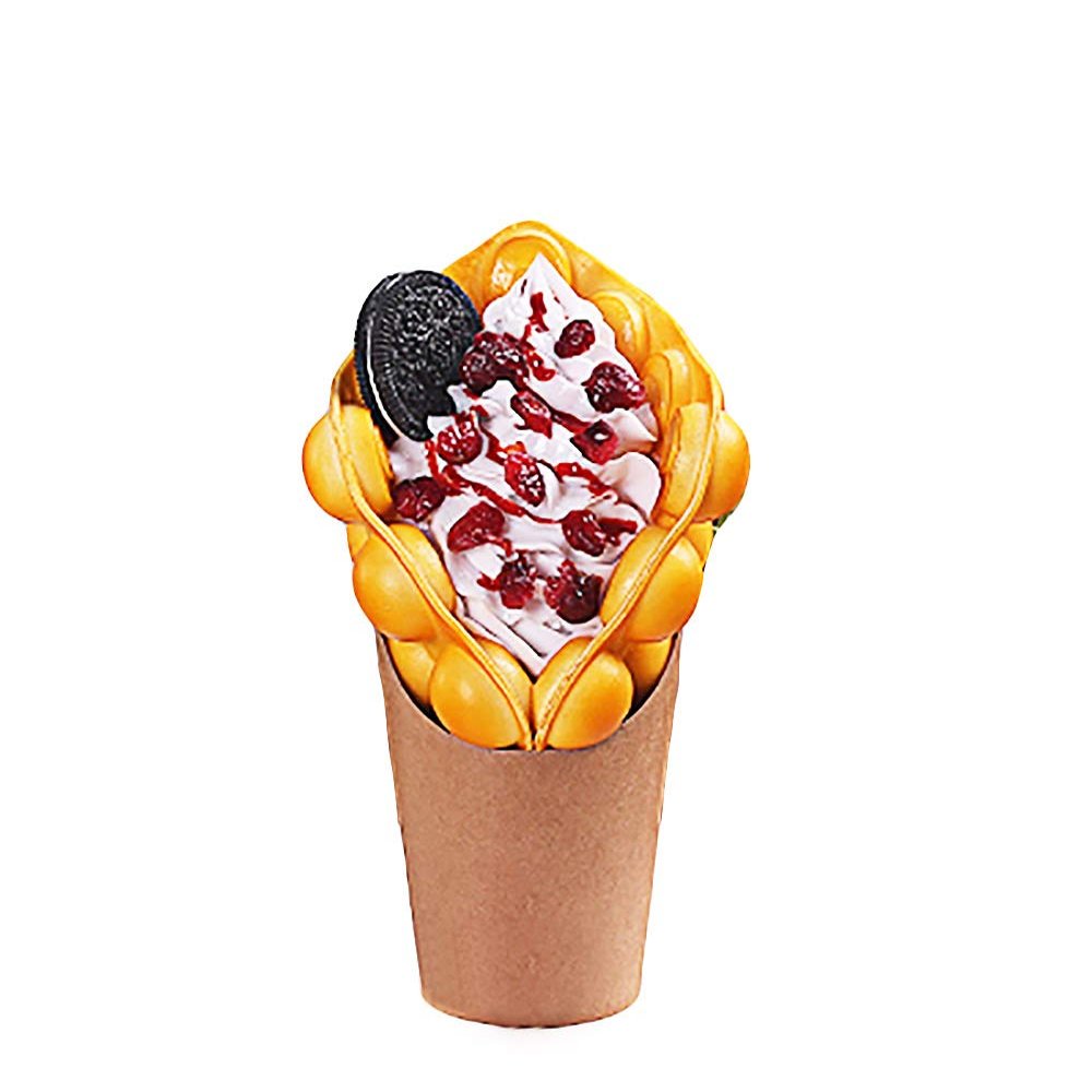 ALDKitchen Bubble Waffle Display | Artificial Bubble Waffle for Restaurants | Food Decoration (42)