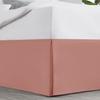 Nestl Misty Rose Bed Skirt Cal King Size - Cal King Bed Skirt 14 Inch Drop - Brushed Microfiber Bed Skirts - Hotel Quality Pleated Bed Skirt - Shrinkage & Fade Resistant view 2