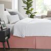 Nestl Misty Rose Bed Skirt Cal King Size - Cal King Bed Skirt 14 Inch Drop - Brushed Microfiber Bed Skirts - Hotel Quality Pleated Bed Skirt - Shrinkage & Fade Resistant view 3