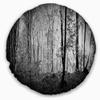 Designart Beautiful Forest Morning Panorama' Landscape Throw Living Room, Sofa, High Quality Pillow Insert + Cushion Cover Printed On Both Side 20" Round view 1