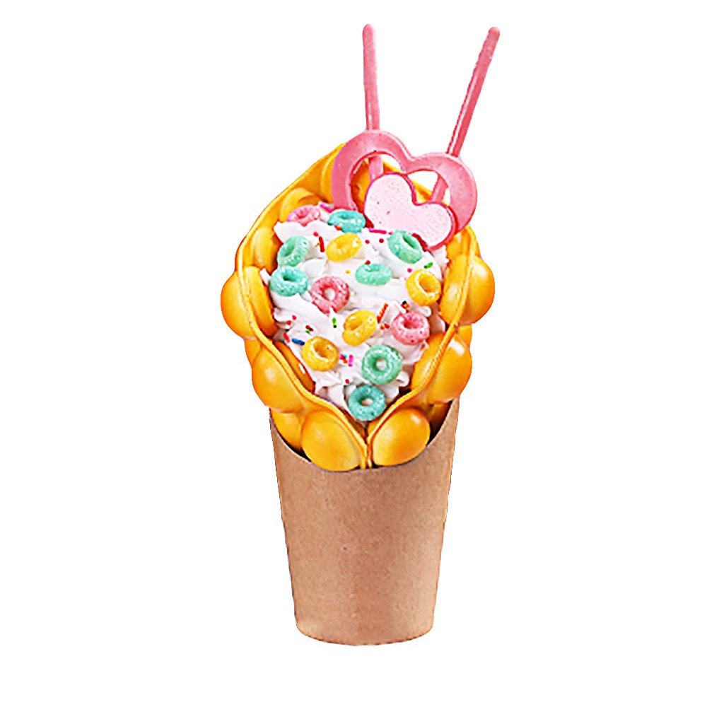 ALDKitchen Bubble Waffle Display | Artificial Bubble Waffle for Restaurants | Food Decoration (27)