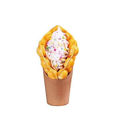 ALDKitchen Bubble Waffle Display | Artificial Bubble Waffle for Restaurants | Food Decoration (21)