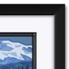 Brundage Ski Resort McCall Idaho Professionally Framed & Matted Art Print from Travel Artwork by Artist Paul A. Lanquist Framed Art Size: 18" x 24" view 2