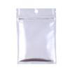 100PCS Clear/Color/Silver Mylar Foil Flat Ziplock Bags (12x22cm (4.7x8.6"), Blue) view 2