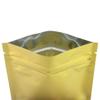 QQ Studio 100pcs Double-Sided Matte Foil Flat Packaging Zipper Seal Bags (4" x 6", Matte Gold) view 2