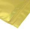 QQ Studio 100pcs Double-Sided Matte Foil Flat Packaging Zipper Seal Bags (4" x 6", Matte Gold) view 3