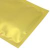 QQ Studio 100pcs Double-Sided Matte Foil Flat Packaging Zipper Seal Bags (4" x 6", Matte Gold) view 4