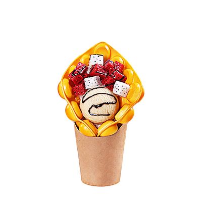 ALDKitchen Bubble Waffle Display | Artificial Bubble Waffle for Restaurants | Package Quantity 1 | Plant Product Type | Food Decoration (37)