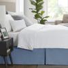 Nestl Blue Heaven Bed Skirt Cal King Size - Cal King Bed Skirt 14 Inch Drop - Brushed Microfiber Bed Skirts - Hotel Quality Pleated Bed Skirt - Shrinkage & Fade Resistant view 3