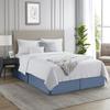 Nestl Blue Heaven Bed Skirt Cal King Size - Cal King Bed Skirt 14 Inch Drop - Brushed Microfiber Bed Skirts - Hotel Quality Pleated Bed Skirt - Shrinkage & Fade Resistant view 4