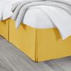 Nestl Yellow Bed Skirt Cal King Size - Cal King Bed Skirt 14 Inch Drop - Brushed Microfiber Bed Skirts - Hotel Quality Pleated Bed Skirt - Shrinkage & Fade Resistant view 1