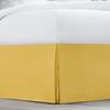 Nestl Yellow Bed Skirt Cal King Size - Cal King Bed Skirt 14 Inch Drop - Brushed Microfiber Bed Skirts - Hotel Quality Pleated Bed Skirt - Shrinkage & Fade Resistant view 2