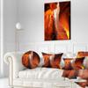 Designart Antelope Canyon in Sunlight Rays' African Landscape Printed Throw Cushion Pillow Cover for Living Room, Sofa 20" Round view 2