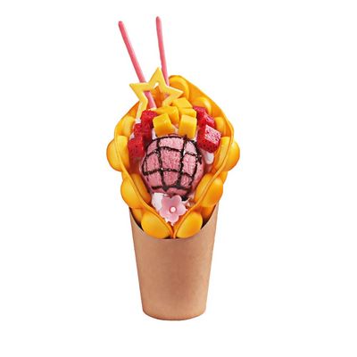 ALDKitchen Bubble Waffle Display | Artificial Bubble Waffle for Restaurants | Food Decoration (31)
