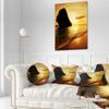 Amazing Evening Tropical Beach' Seashore Round Throw Pillow & Round Cushion Pillow Cover for Living Room, Sofa view 2