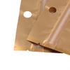 100PCS Clear/Color/Silver Mylar Foil Flat Ziplock Bags (12x22cm (4.7x8.6"), Gold) view 4