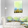 Designart White Flowers Garden in Soft Color' Floral Throw Lumbar Cushion Pillow Cover for Living Room, Sofa 12" x 20" view 2