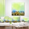 Designart White Flowers Garden in Soft Color' Floral Throw Lumbar Cushion Pillow Cover for Living Room, Sofa 12" x 20" view 3