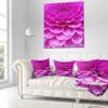 Designart Abstract Purple Flower and Petals' Floral Throw Living Room, Sofa, High Quality Pillow Insert + Cushion Cover Printed On Both Side 18 in. x 18 in view 2
