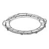 5304511348 Washer Tub Ring Genuine Original Equipment Manufacturer (OEM) Part view 1