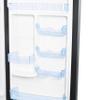 Avanti Apartment Refrigerator Freestanding Reversible Dual Doors Compact Design Full Fridge with Top Freezer, Adjustable Shelves, Full Range Temperature Control, with Crisper, 4.5-Cu.Ft, Metallic view 4