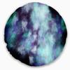 Designart Perfect Flowery Starry Sky' Abstract Throw Living Room, Sofa, High Quality Pillow Insert + Cushion Cover Printed On Both Side 20" Round view 1