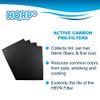 HQRP Filter Set (True HEPA + 4 Carbon) compatible with Fellowes AP-300PH AP-300, HF-300 9370101/9372101 Replacement view 4