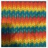 Aunt Sandy's Sewing Adult Weighted Blanket Twin Size with 12 lbs, Bright Chevron, Ready to Ship, Washable view 1