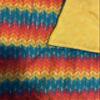Aunt Sandy's Sewing Adult Weighted Blanket Twin Size with 12 lbs, Bright Chevron, Ready to Ship, Washable view 2
